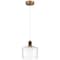 Access Lighting Port Nine Chardonnay, Chardonnay LED Pendant, Antique Brushed Brass Finish, Clear Glass 63141LEDD-ABB/CLR - alternate 1